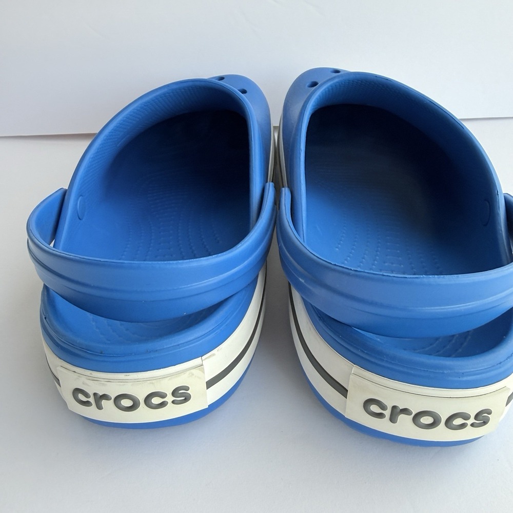 Mens Crocs 12 Crocband Blue Naruto Sasuke Uchiha Simpsons Pokemon Pirate Jibbitz - Picture 12 of 13